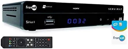 Smart TV PC6, TV, Servimat receptor de TV satélite HD + Carte Viaccess Fransat PC6 Eutelsat 5W