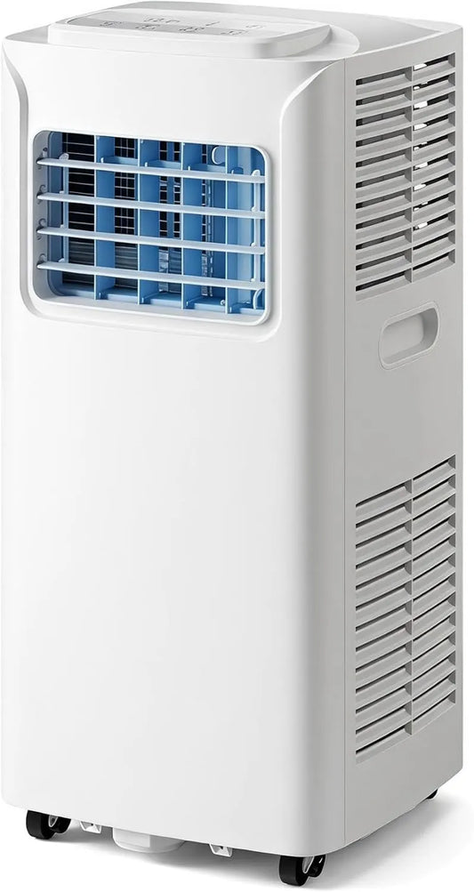 Generic Ar condicionado 24 horas, portátil, temporizador, oscilação, 2 velocidades para o escritório doméstico, refrigera 28 m2, comando à distância, kit de janela