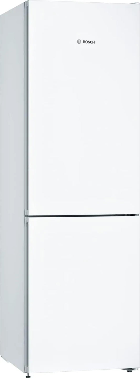 Bosch KGN36VWED Frigorífico combinado, 326 L, 186 x 60 cm, Sem geada, iluminação LED, frigorífico com congelador, branco, VitaFresh, NoFrost total, Série 4