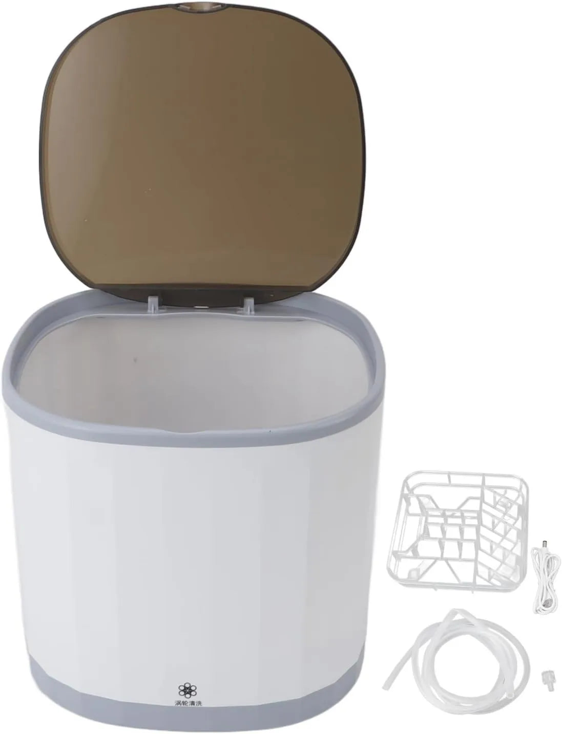 TOPINCN Máquina de lavar roupa, 4 L, Portátil, USB, 360° Limpeza, 5 V, Mini Máquina de lavar roupa, Limpador de chávena de chá automático