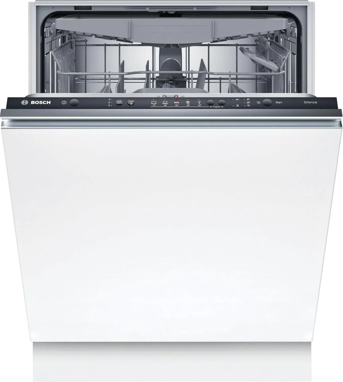 Bosch SMV25Ex02E Máquina de lavar loiça, 60 cm, aquaStop, built-in, InfoLight: ecrã de programa LED, 3 cestas, totalmente retrátil, EcoDosage