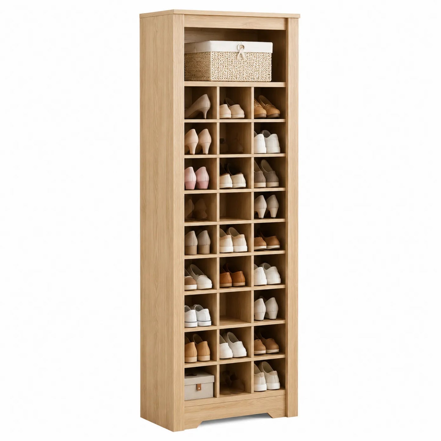Estantería para Zapatos de Madera con 25 Compartimentos