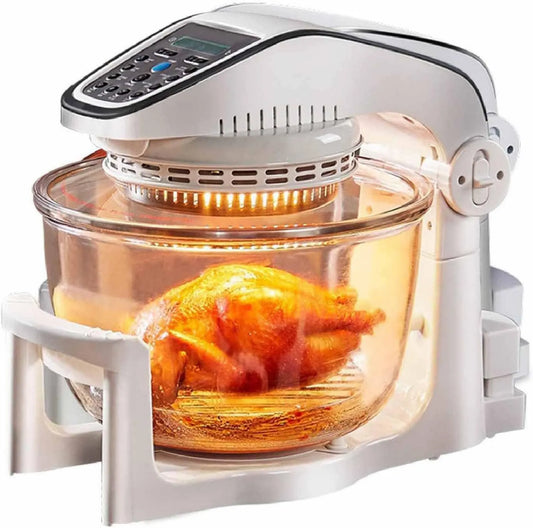 Generic Secador de ar quente, 10 L, temporizador, profissional, secador de ar infravermelho halogênio comercial 10L, fogão de tigela de vidro convecção