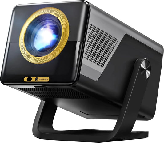 LYNCAST Google TV, 8K 1080p Smart TV, TV, Android OS, calibração visual IA com sistema operacional Android 14, x7 2000 ANSI Smart Projector