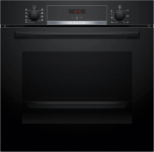 Bosch HBA534BB3 Forno elétrico, 60 x 60 cm, recesso, preto, ecrã LED vermelho