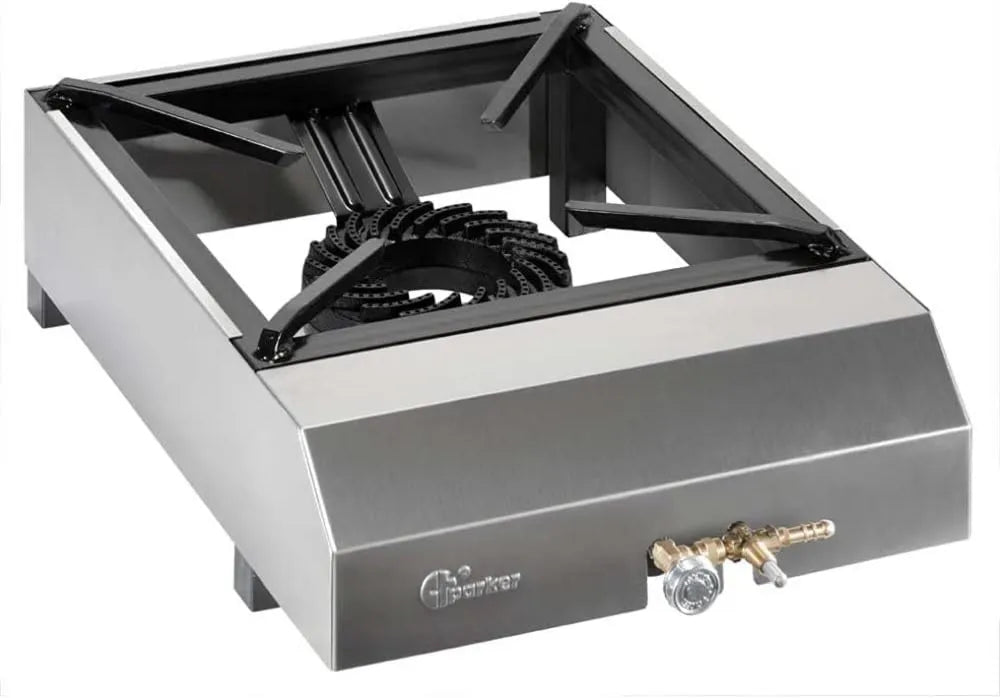 CFParker Kitchener com forno FO4PSm, profissional, ferro fundido, panela de gás metano profissional com válvula de segurança queimador de ferro fundido - FO4PSm Karter