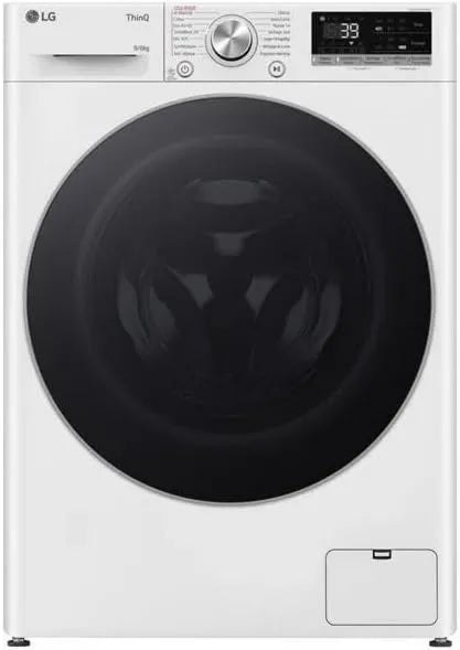 LG 9, 6Kg 1400trs Máquina de lavar roupa, 68 L, 6 kg, Máquina de lavar roupa, Secador, F964R71WRST, Motor de AI Direct Drive