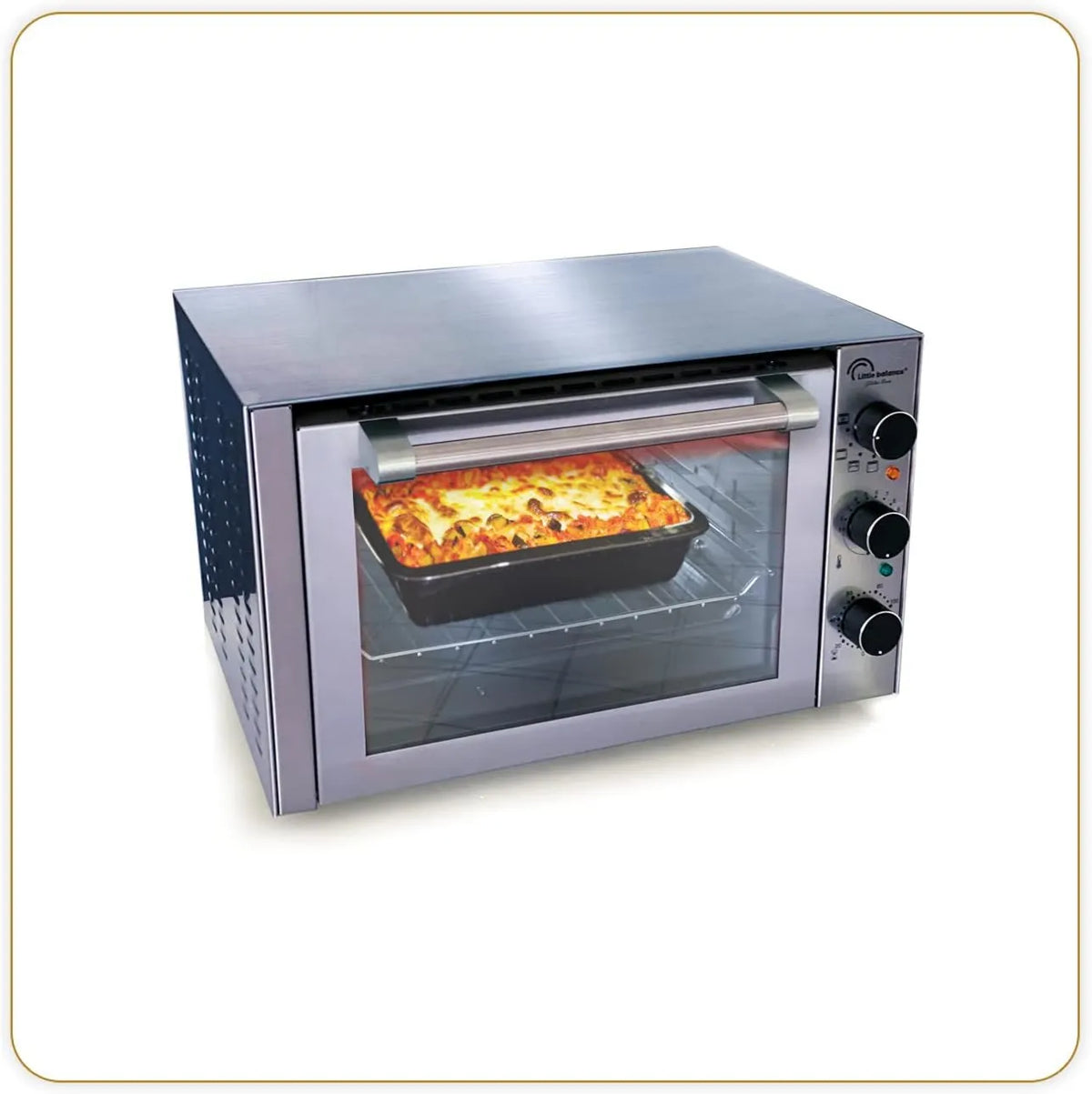 Forno elétrico 1050C, 1800 W, aço inoxidável, fabricação 100% francesa, All Inox, LITTLE BALANCE 8516 Four Quartzo Pro 1050C, MutiFunctions