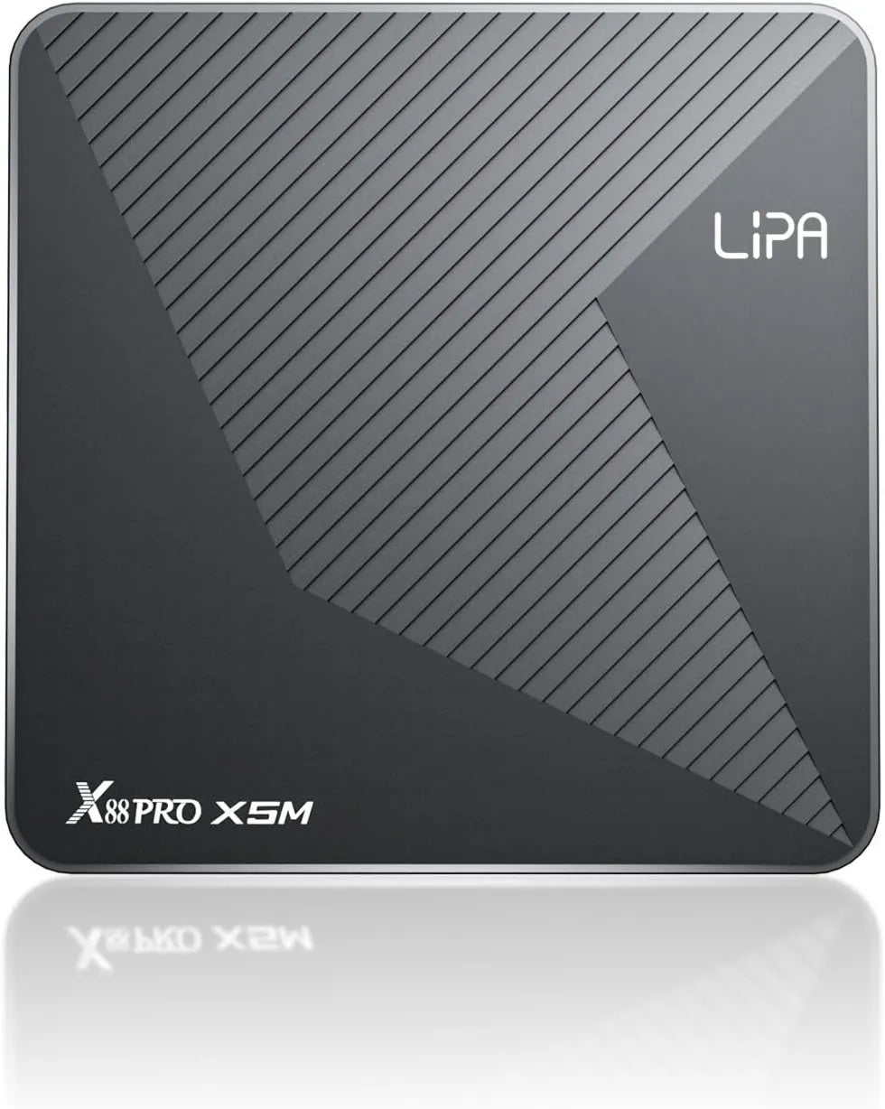 Smart TV, TV, Lipa x88 S905x5, Wi-Fi, aplicação, Android OS, LAN, Decodificador 8K, Lipa x88 Pro S905x5 Android TV Box 4-32 GB Android 14