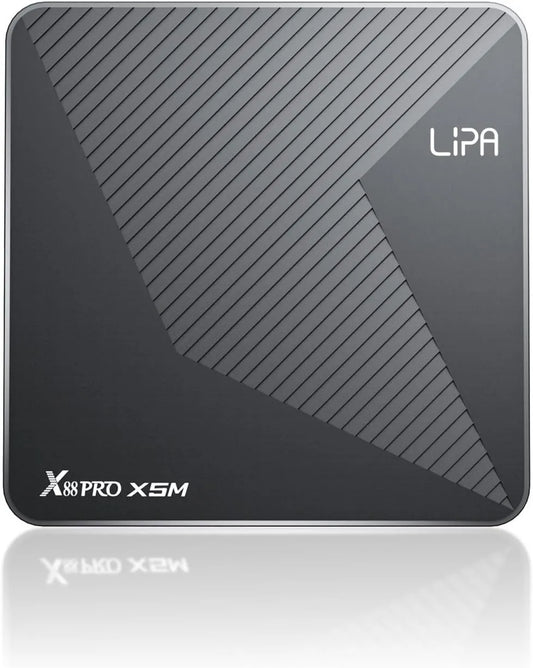Smart TV, TV, Lipa x88 S905x5, Wi-Fi, aplicação, Android OS, LAN, Decodificador 8K, Lipa x88 Pro S905x5 Android TV Box 4-32 GB Android 14