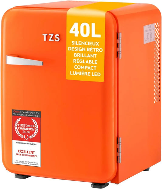 Frigorífico, 40 L, silencioso, camping, TZS First Austria, escritório, quarto & hotel - oran