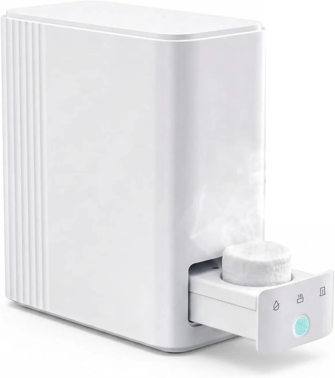 MIRCTRI Radiador elétrico, Dispensador elétrico de cara elétrica Dispensador inteligente 55°C, Aquecimento rápido 5s a 55°C, Gaveta Motorizada Automática