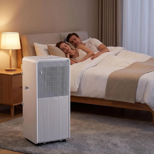 KGAIxN Ar condicionado 24H, 48 dB, Temporizador, Silencioso, Reino Unido 3 Pin BS 1363, 11000 Btu, 24H Temporizador para escritório em casa, Janela e Kit Desumidificador
