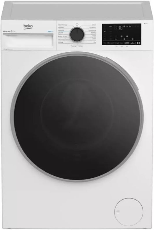 Beko Máquina de lavar roupa B5WFT31145W, 11 kg, min - B5WFT31145W, Máquina de lavar roupa frontal 11 kg 1400 Tours