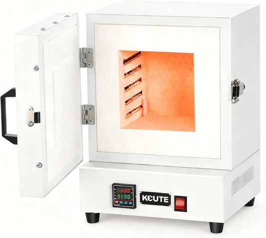YANGYMM Forno elétrico, 2000 W, industrial, metalurgia, laboratório forno de luva elétrica para cerâmica 2000 W