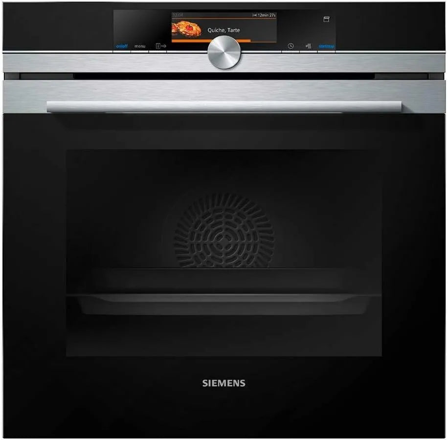 SIEMENS iQ700 HS658GxS6 Forno elétrico, 71 L, classe energética E, vapor, aço inoxidável, 4D Air Chaud