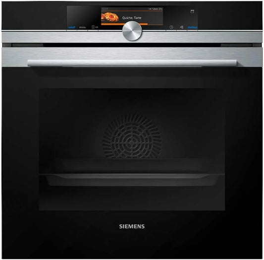 SIEMENS iQ700 HS658GxS6 Forno elétrico, 71 L, classe energética E, vapor, aço inoxidável, 4D Air Chaud