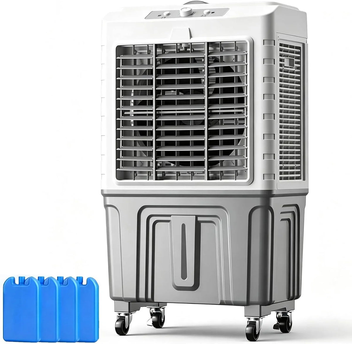WANGJIANPENGPL Ar condicionado, 70 L, industrial, tanque grande, 4000 CFM Ar de reciclagem, doméstico ou garagem
