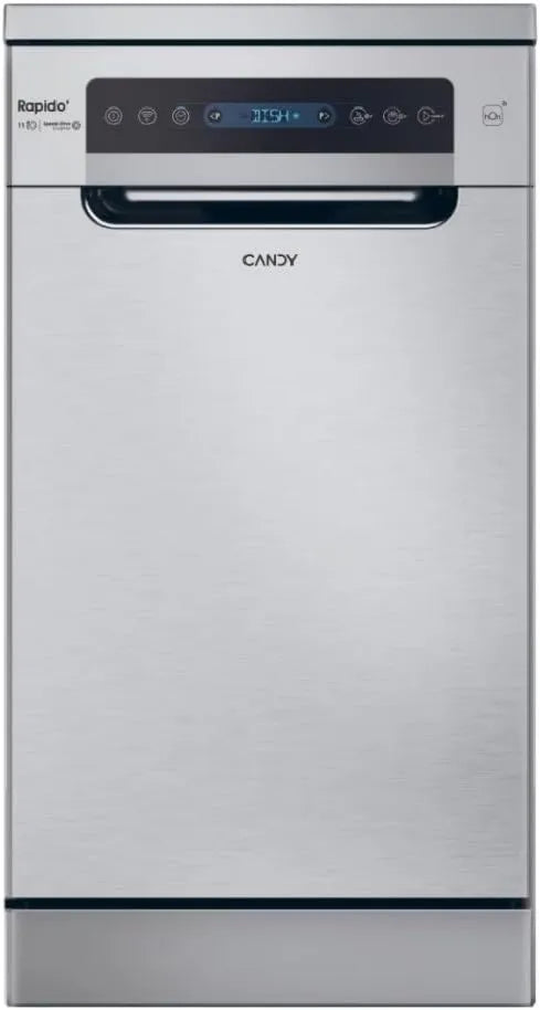 CANDY CF1C7SB1Fx Máquina de lavar loiça, encastrada, aço inoxidável, Máquina de lavar loiça, Candy CF1C7SB1Fx 11 Aço inoxidável coberto