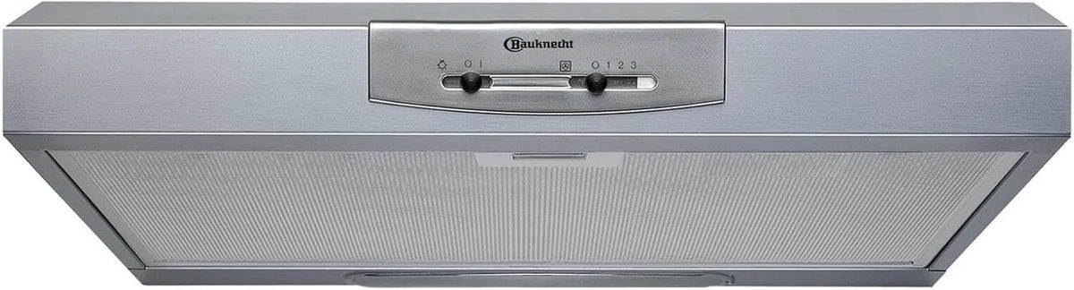 Bauknecht IN, 1 exaustor, 60 cm, classe energética D, capa de cozinha, evacuação e reciclagem, 3 níveis, aço inoxidável, 103, 3 kWh