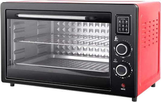 Generic Forno elétrico, 70 a 230 °C, grelha, compacto, #1, placa de cozedura, grelha de metal e regulação de temperatura de 70-230 °C para cozinhar em