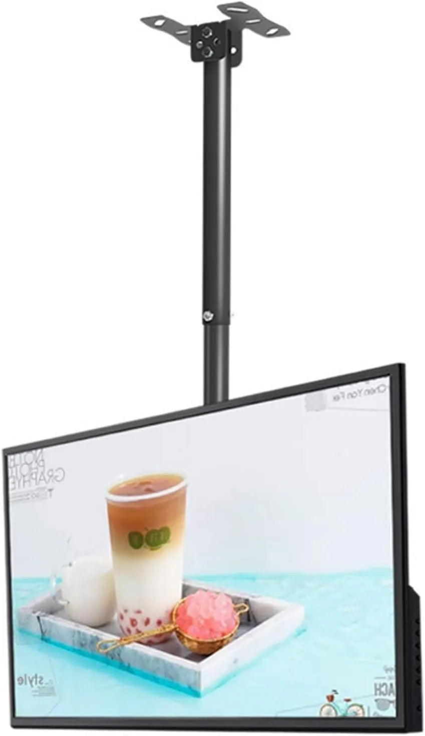 Generic Smart TV, 40 polegadas, TV, adequado para tetos planos e abobadados, design inclinada, fácil instalação