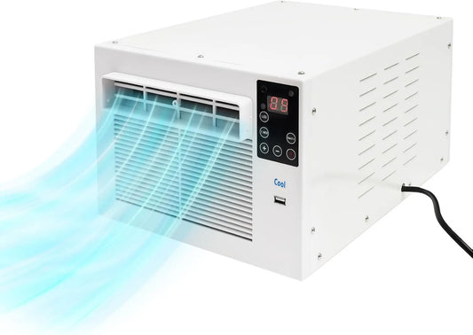 KKVUIIFF Ar condicionado, 41, 5 x 28, 3 x 20, 5 cm, 280 W, temporizador, Cooler móvel, para casa, quarto, escritório