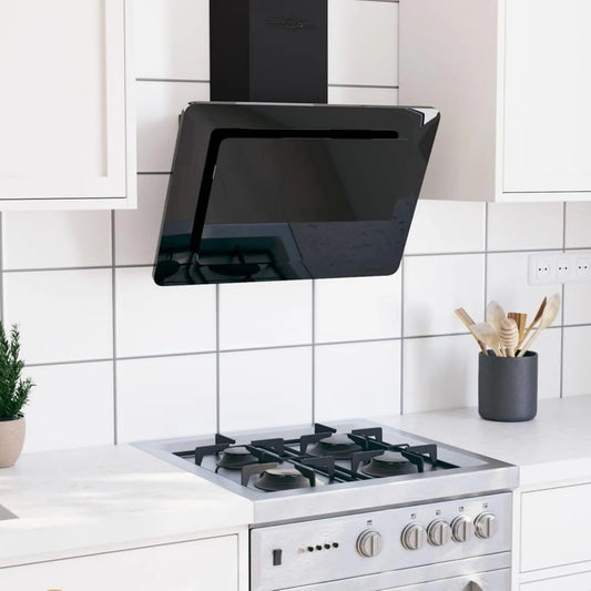 exaustor, 60 cm, capa de cozinha, ao ar livre, instalação de parede, decoração da sala, aço inoxidável, preto, Casa Casa Homgoday Hood