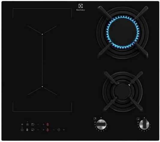 Electrolux modelo KDI641723K, mesa de cozinha mista 59cm 4 zonas pretas - KDI641723K